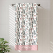 Personalized Forest Tree Kids Strandlaken