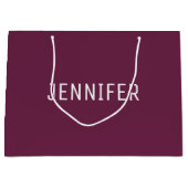 Personalized Formal Design Large Gift Bag Groot Cadeauzakje (Voorkant)
