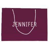 Personalized Formal Design Large Gift Bag Groot Cadeauzakje (Achterkant)