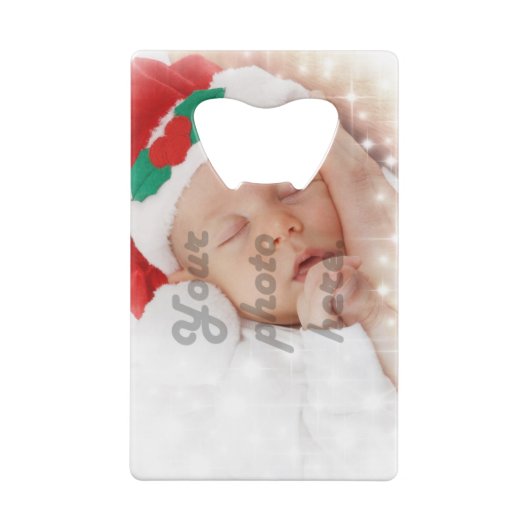 Personalized Foto Creditkaart Flessenopener (Achterkant)