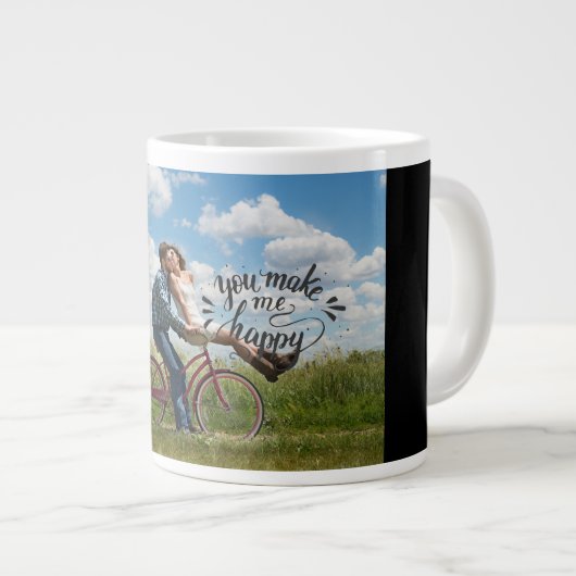 Personalized Foto Grote Koffiekop (Voorkant rechts)