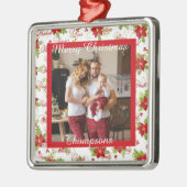 Personalized Foto Metalen Ornament (Links)