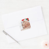 Personalized Foto Vierkante Sticker (Envelop)