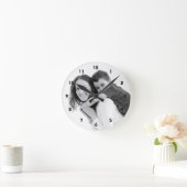 Personalized foto wall clock. Make your own! Ronde Klok (Huis)