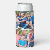 Personalized Four Photo Can Cooler (Seltzer Achterkant)