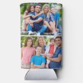 Personalized Four Photo Can Cooler (Achterkant)