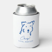 Personalized Fox Terrier Dog Blikjeskoeler (Blikje Voorkant)