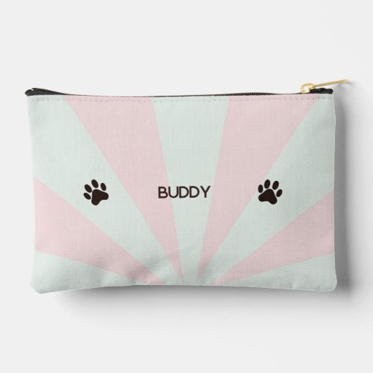 Personalized French Bulldog Retro TV Pastel Dog Etui (Achterkant)