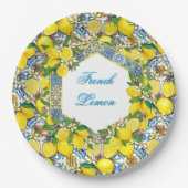 Personalized French Lemon   Papieren Bordje (Voorkant)