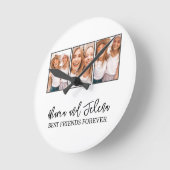 Personalized Friendship BFF Photo Template Ronde Klok (Hoek)