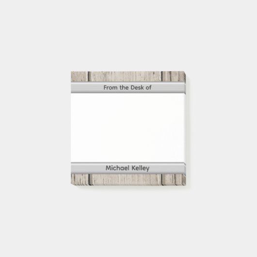 Personalized From the Desk of Any Name Custom Post-it® Notes (Voorkant)