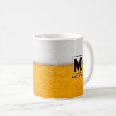 Personalized Frosted Beer Mug with Custom Name Koffiemok (Voorkant rechts)