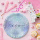 Personalized Frozen Icicles Short Papieren Bordje (Feest)