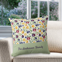 Personalized Fruits and Leaves Pattern