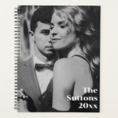 Personalized Full Couple Photo Elegant Wedding Planner (Voorkant)