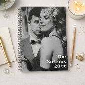 Personalized Full Couple Photo Elegant Wedding Planner