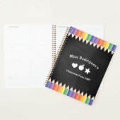 Personalized Fun Colorful Teacher Classroom Planner (Display)