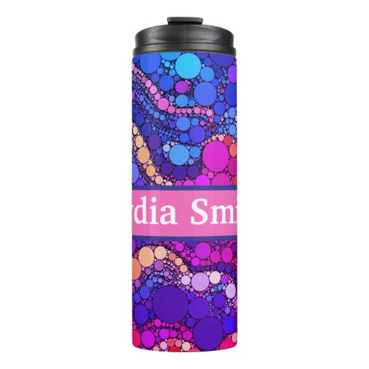 Personalized fun drink tumbler thermosbeker (Voorkant)