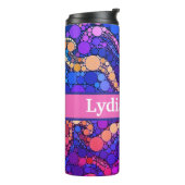 Personalized fun drink tumbler thermosbeker (Gedraaid links)