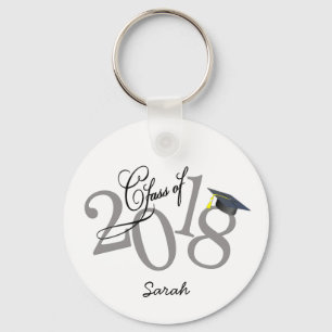 Personalized Funky Class of 2018 Sleutelhanger