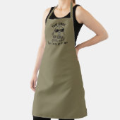 Personalized Funny Apron Too Cool for School Schort (Insitu)
