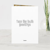 Personalized Funny Birthday Greeting Card Kaart (Achterkant)