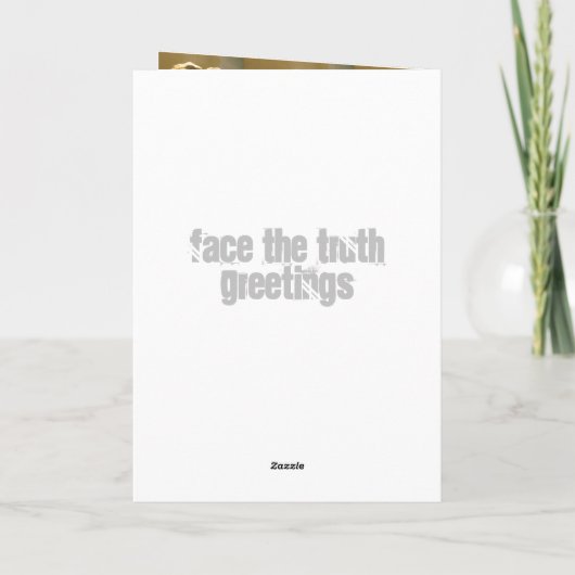 Personalized Funny Birthday Greeting Card Kaart (Achterkant)