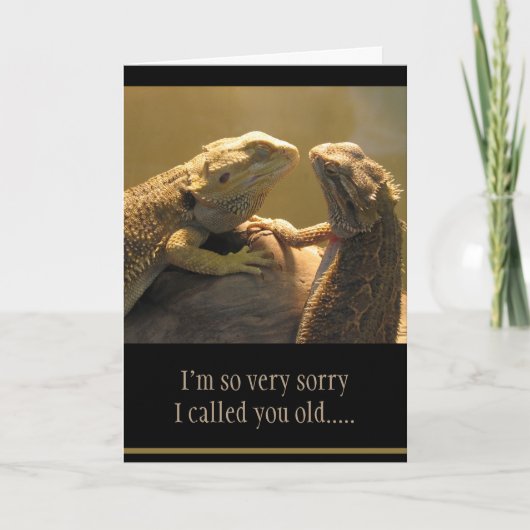 Personalized Funny Birthday Greeting Card Kaart (Voorkant)