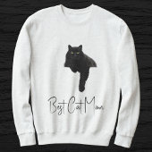 Personalized Funny Black Cat Quote Pet Mom Ash Trui