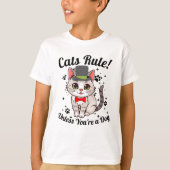 Personalized Funny Cat Pet Animal Quote Schattigee T-shirt (Voorkant)