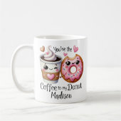 Personalized Funny Couples - Koffie voor mijn donu Koffiemok (Links)