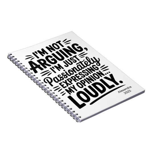 Personalized Funny Coworker Quote Notebook Notitieboek (Rechterzijde)