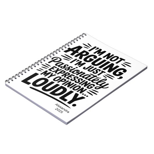 Personalized Funny Coworker Quote Notebook Notitieboek (Linkerzijde)