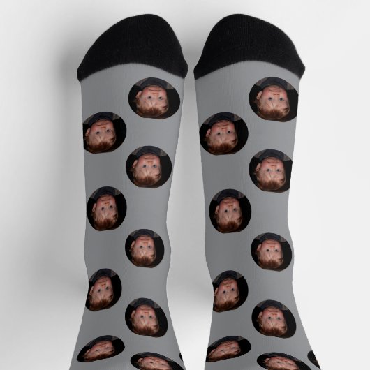 Personalized Funny Face Photo  Sokken (Top)