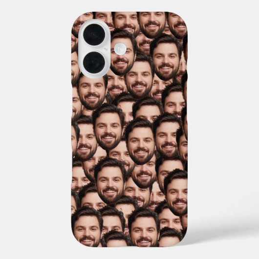 Personalized Funny Face Photo Unique Case-Mate iPhone Case (Achterkant)