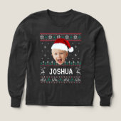 Personalized Funny Face Photo with Santa Hat Ugly (Voorkant)