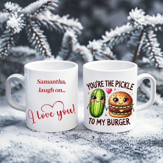 Personalized Funny Food Mug Valentine Gift for Her Koffiemok