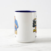 Personalized Funny Golf Fail Gift Mug Tweekleurige Koffiemok (Center)
