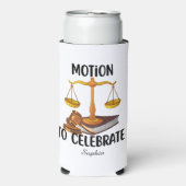 Personalized funny  law graduate  seltzer blikjeskoeler (Seltzer Voorkant)