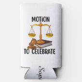 Personalized funny  law graduate  seltzer blikjeskoeler (Achterkant)