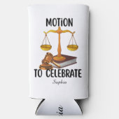 Personalized funny  law graduate  seltzer blikjeskoeler (Voorkant)