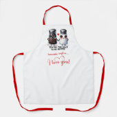 Personalized Funny Love Food Apron Valentine Gift Schort (Voorkant)