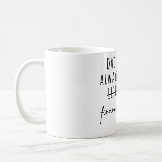 Personalized Funny Mug for Dad Koffiemok (Links)