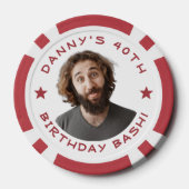 Personalized Funny Photo Good For One Beer Bar Poker Chips (Achterkant)