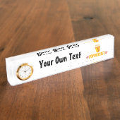 Personalized Funny Popcorn Naambordje (Zijkant)
