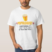 Personalized Funny Popcorn T-shirt (Voorkant)