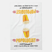 Personalized Funny Popcorn Theedoek (Verticaal)