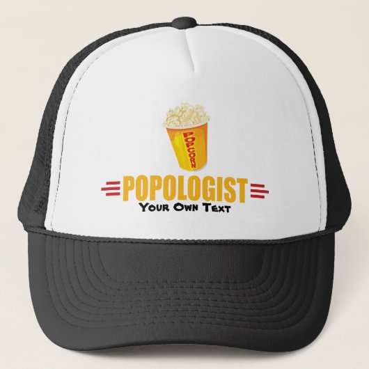 Personalized Funny Popcorn Trucker Pet (Voorkant)