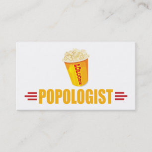 Personalized Funny Popcorn Visitekaartje
