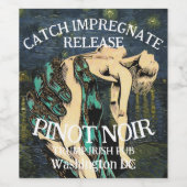 Personalized Funny Prescription Trump Republican Wijn Etiket (Enkel label)